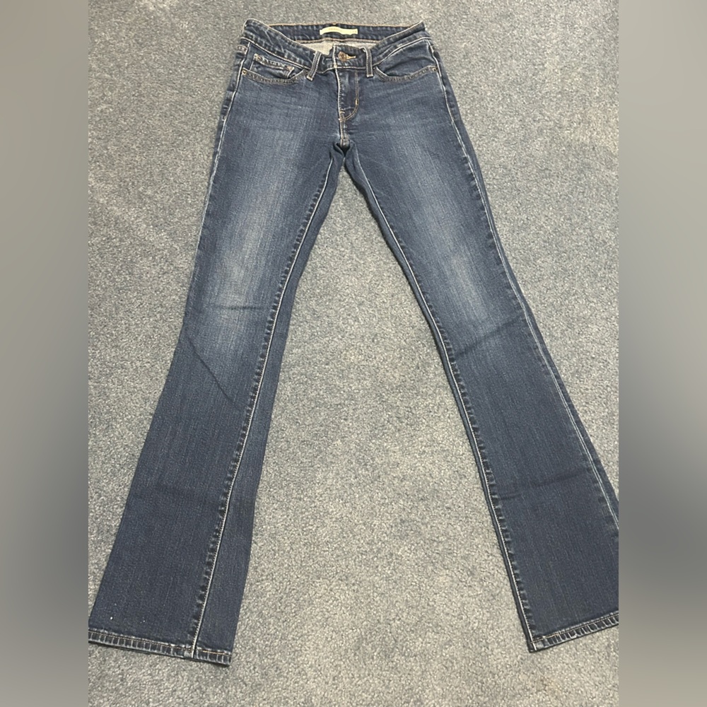 Women’s Levi 715 Bootcut Jean size 24 waist and 32 length.